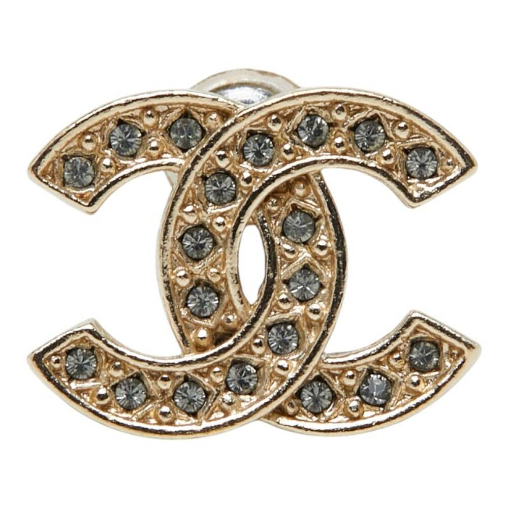 Chanel Cc Logo Single Earring Gold-Tone #266440C39B